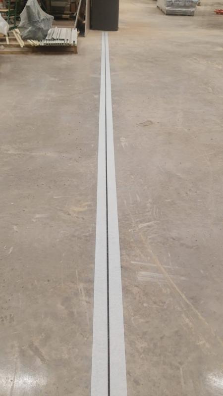 Recuperação de trincas em piso de concreto